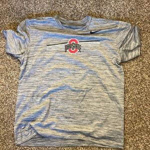 Heathered grey Ohio State Nike tee